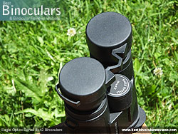 Rain Guard on the Eagle Optics Denali 8x42 Binoculars