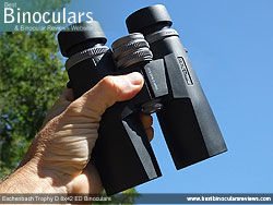 Open bridge design on the Eschenbach Trophy D 8x42 ED Binoculars