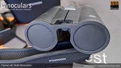 Lens Covers on the Fujinon HC 8x42 Binoculars