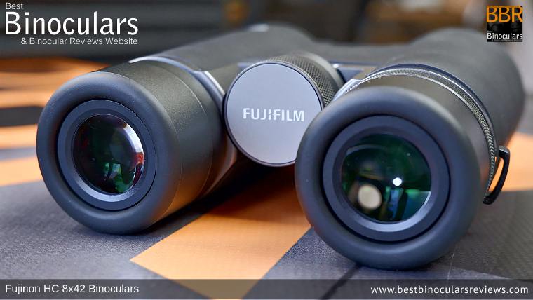 Ocular Lenses on the Fujinon HC 8x42 Binoculars