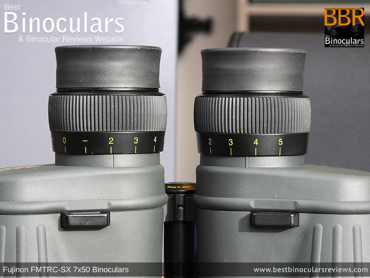 Diopter Adjustment on the Fujinon Polaris 7x50 FMTRC-SX binoculars