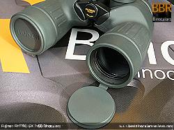 Lens Covers on the Fujinon Polaris 7x50 FMTRC-SX binoculars