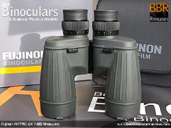 Underside view of the Fujinon Polaris 7x50 FMTRC-SX binoculars