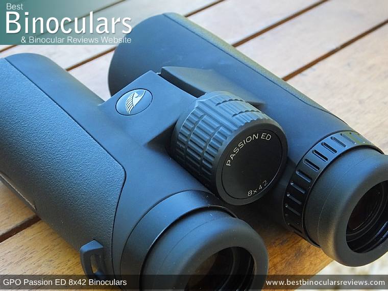 Focus Wheel on the GPO Passion ED 8x42 Binoculars