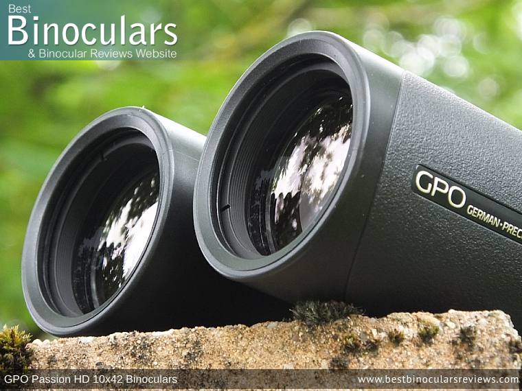 42mm Objective Lenses on the GPO Passion HD 10x42 Binoculars