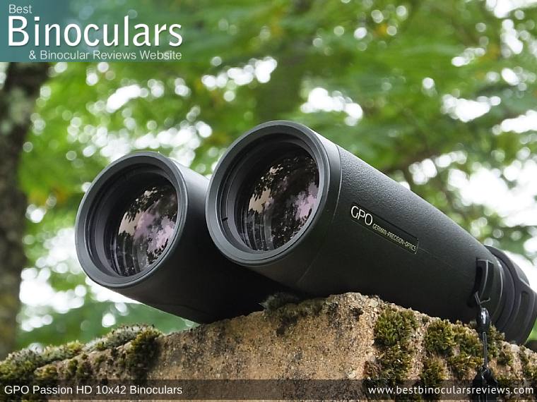 42mm Objective Lenses on the GPO Passion HD 10x42 Binoculars