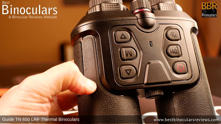 Control Panel on the Guide Sensmart TN650 Thermal Binoculars