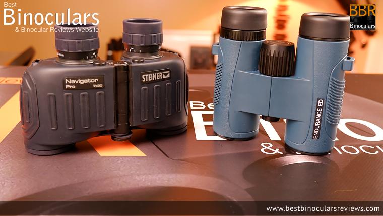 Steiner Navigator Pro 7x30 compared to the Hawke Endurance ED Marine 7x32 Binoculars