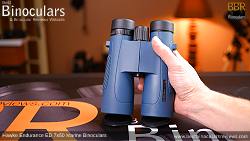 Holding the Hawke Endurance ED Marine 7x50 Binoculars