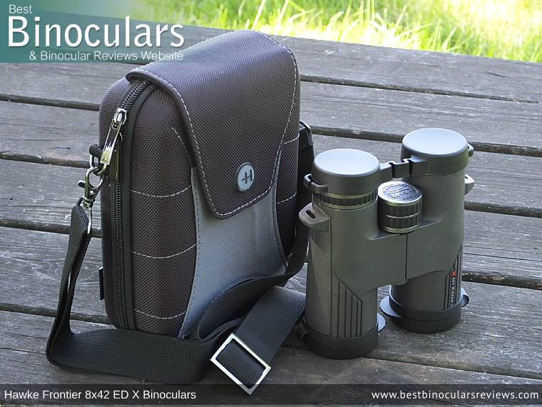 Inside the Hawke Frontier 8x42 ED X Binoculars Carry Case