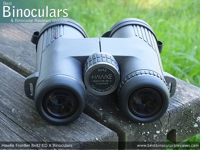 42mm Objective Lenses on the Hawke Frontier 8x42 ED X Binoculars