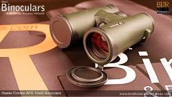 Objective Lens Covers on the Hawke Frontier APO 10x42 Binoculars