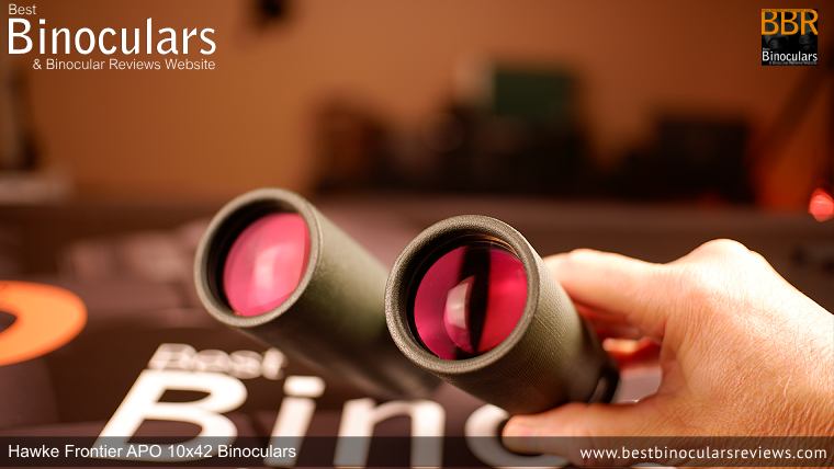 42mm Objective Lenses on the Hawke Frontier APO 10x42 Binoculars