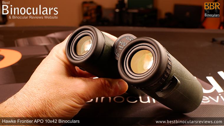 Ocular Lenses on the Hawke Frontier APO 10x42 Binoculars