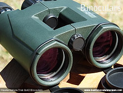 Objective Lenses on the Hawke Nature-Trek Open Hinge 8x42 Binoculars