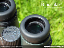 Eyecups on the Hawke Sapphire ED 8x42 Binoculars