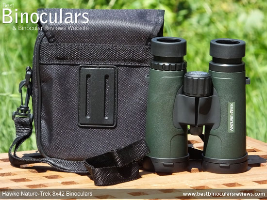 Carry Case & Neck Strap for the Hawke Nature-Trek 8x42 Binoculars