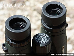 Eyecups on the Hawke Nature-Trek 8x42 Binoculars