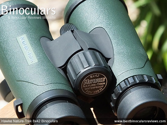 Focus Wheel on the Hawke Nature-Trek 8x42 Binoculars