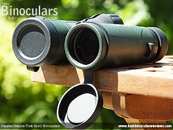 Lens Covers on the Hawke Nature-Trek 8x42 Binoculars