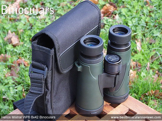 Carry Case & Neck Strap for the Helios Mistral WP6 8x42 Binoculars