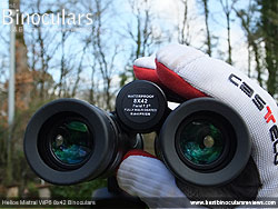 Focusing with gloves - the Helios Mistral WP6 8x42 Binoculars