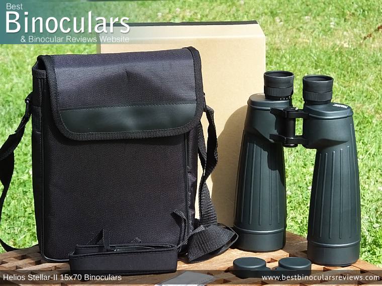 Accessories & Box for the Helios Stellar-II 15x70 Binoculars