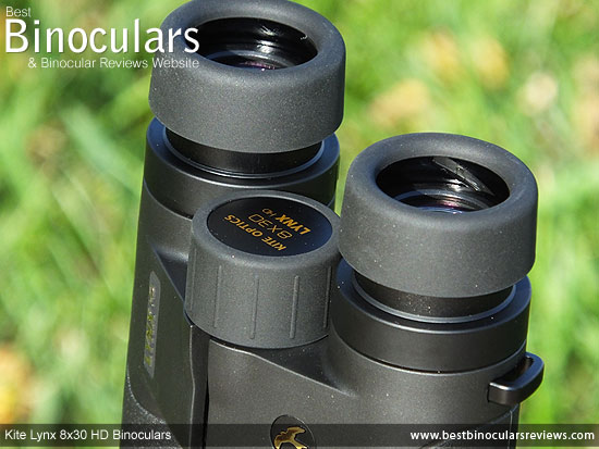 Focus wheel on the 8x30 Lynx HD Binoculars