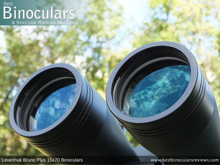 70mm Lenses on the Levenhuk Bruno Plus 15x70 Binoculars