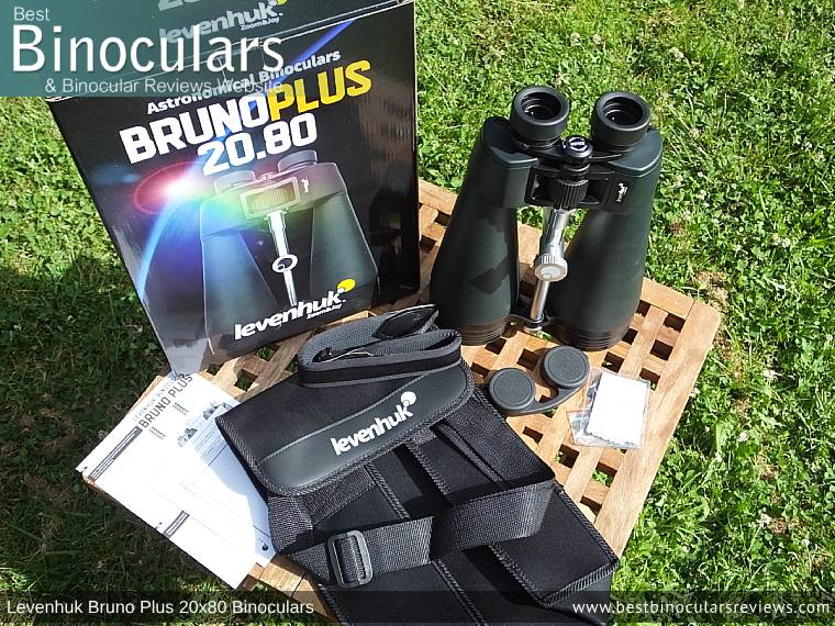 Levenhuk Bruno Plus 20x80 binoculars and Accessories