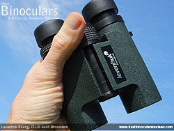 Levenhuk Energy PLUS 8x25 Binoculars in the hand