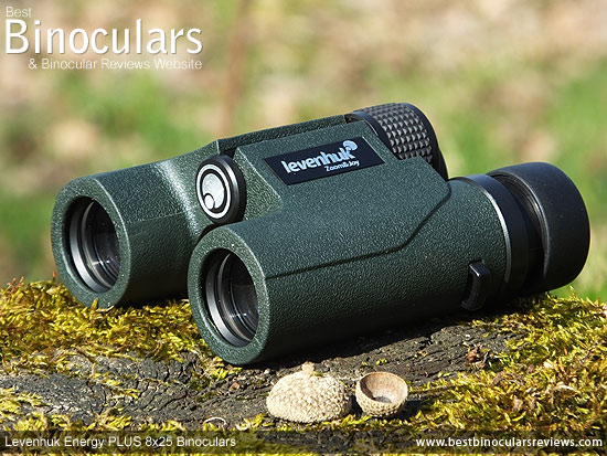 25mm objective lenses on the Levenhuk Energy PLUS binoculars