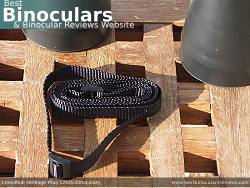 Neck Strap included with the Levenhuk Heritage Plus 12x45 Binoculars