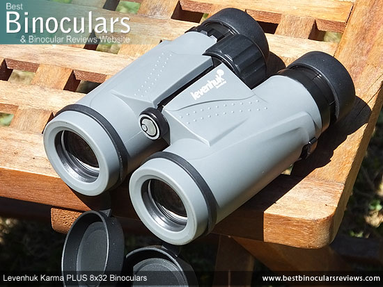 Objective Lenses on the Levenhuk Karma PLUS 8x32 Binoculars