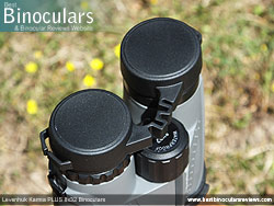 Rain Guard on the Levenhuk Karma PLUS 8x32 Binoculars