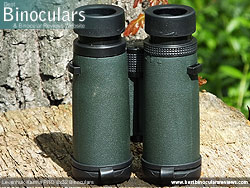 Underside of the Levenhuk Karma PRO 8x32 Binoculars