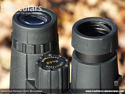 Eyecups on the Levenhuk Monaco 8x42 Binoculars