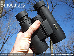 Rear of the Levenhuk Monaco 8x42 Binoculars