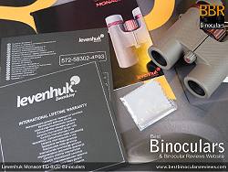 Warranty Card & Cleaning Cloth for the Levenhuk Monaco ED 8x32 Binoculars