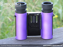 Underside of the Levenhuk Rainbow 8x25 Binoculars