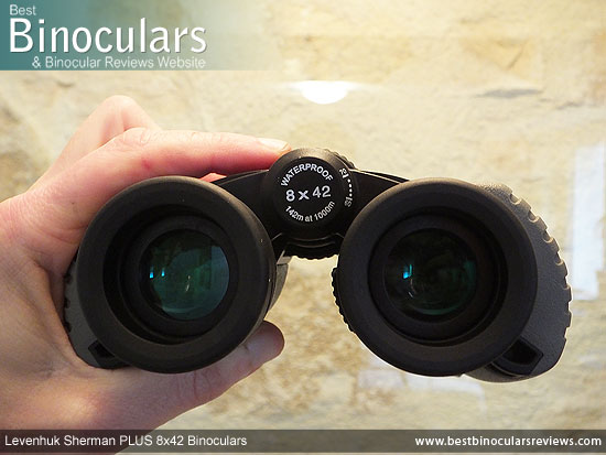 Adjusting the Focus Wheel on the Levenhuk Sherman Plus 8x42 Binoculars