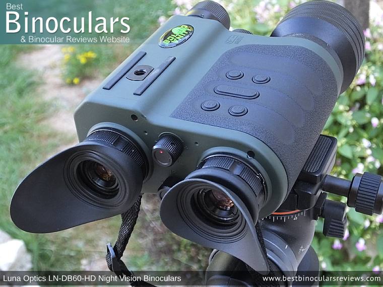 Eyepiece on the Luna Optics LN-DB60-HD Digital Night Vision Binocular