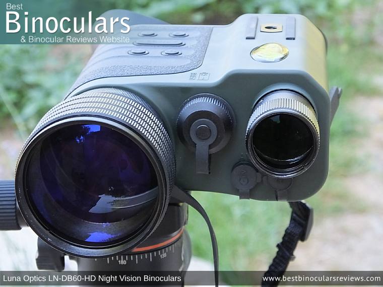 50mm Objective Lens on the Luna Optics LN-DB60-HD Digital Night Vision Binocular