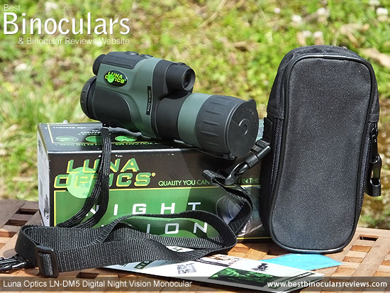 Luna Optics LN-DM5 Digital Night Vision Monocular with Carry Case