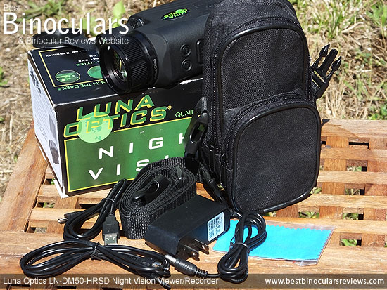 Carry case that comes with the Luna Optics LN-DM50-HRSD Digital Night Vision Viewer/Recorder