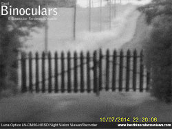 Image taken with the Luna Optics LN-DM50-HRSD Digital Night Vision Monocular at night