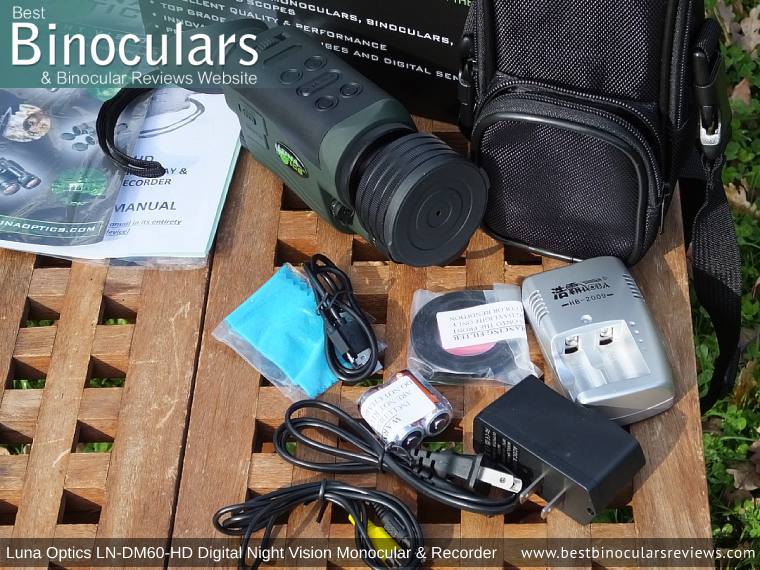 Carry case that comes with the Luna Optics LN-DM60-HD Digital Night Vision Monocular & Recorder