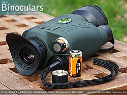 Battery Compartment on the Luna Optics LN-DM60-HD Digital Night Vision Monocular & Recorder