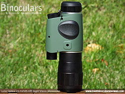 Battery Compartment on the Luna Optics LN-NVM5-HR Night Vision Monocular