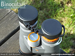 Rainguard on the Maven B2 11x45 Binoculars